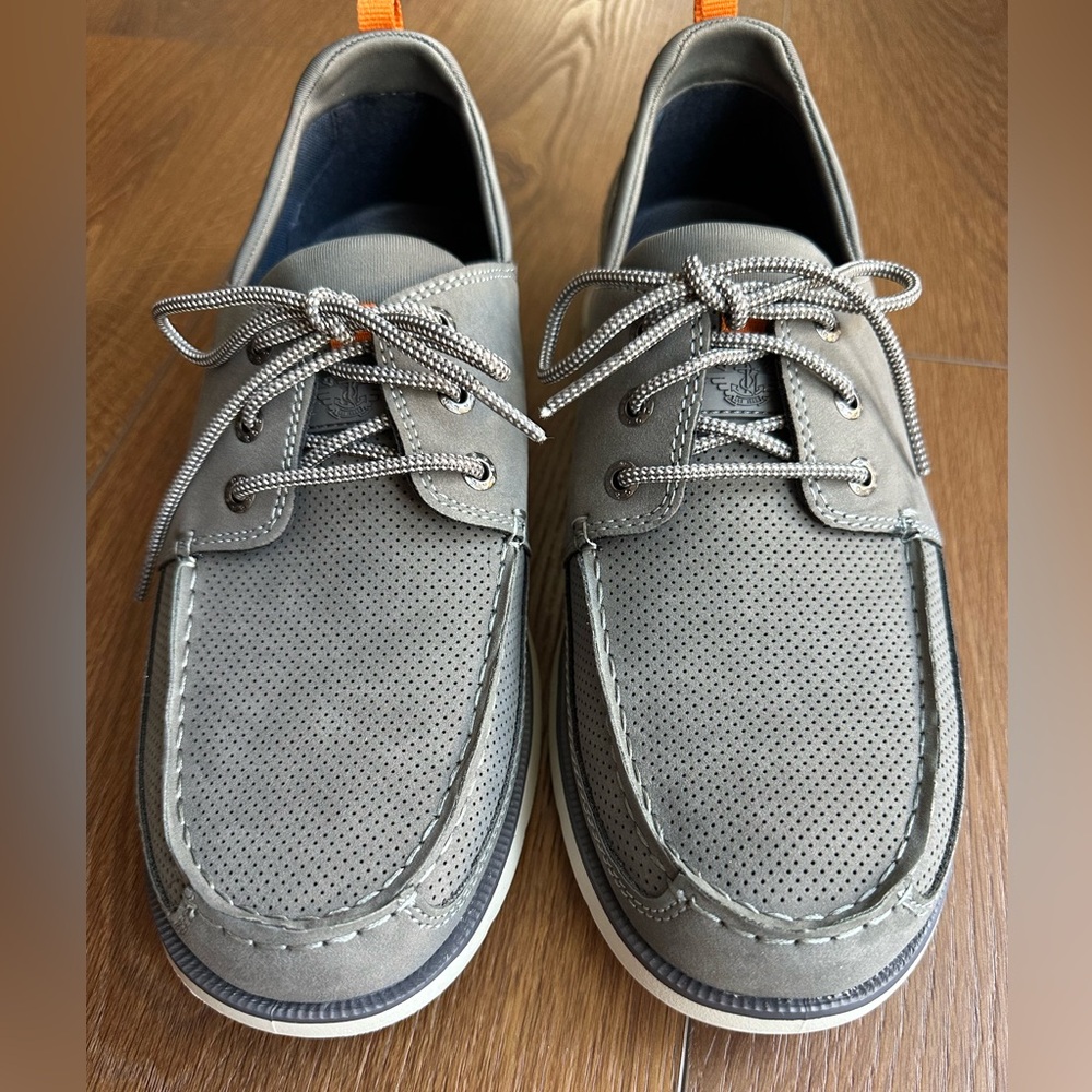 Men's Gray Ultra lightweight Supreme Comfort Boat Shoes